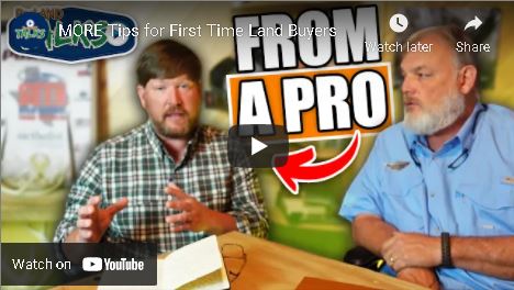 Jonathan Goode and Pat Porter talk about First Time Land Buyer Tips